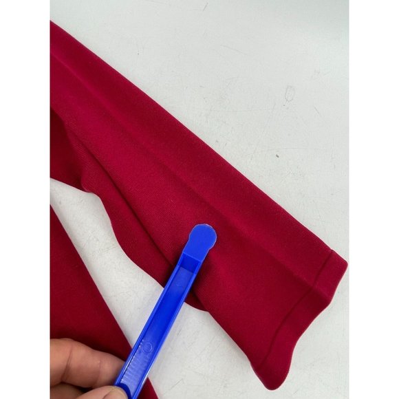 Pendleton Women's Red Knit Long Sleeve Silk Cardigan Sweater Embroidered Beads L - Picture 11 of 12